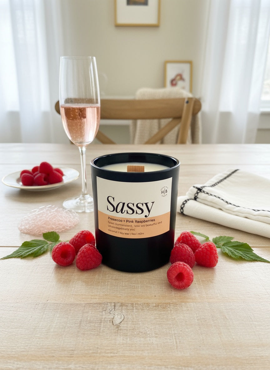 Sassy | Prosecco + Pink Raspberries