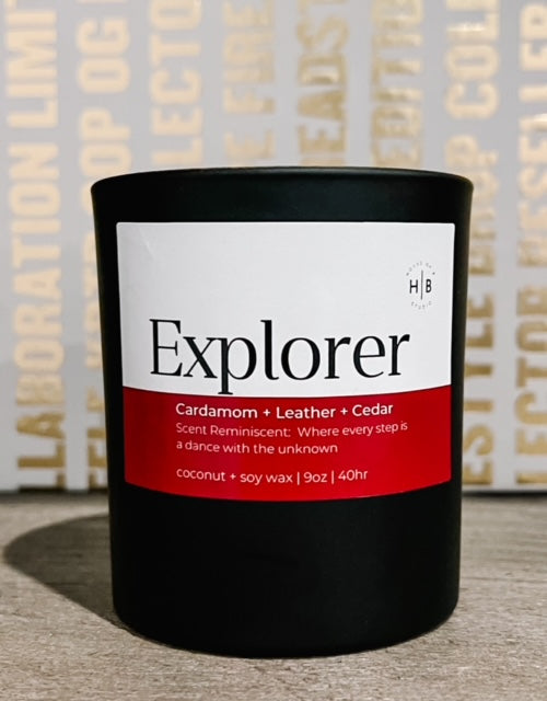 Explorer | Cardamom + Leather + Cedar